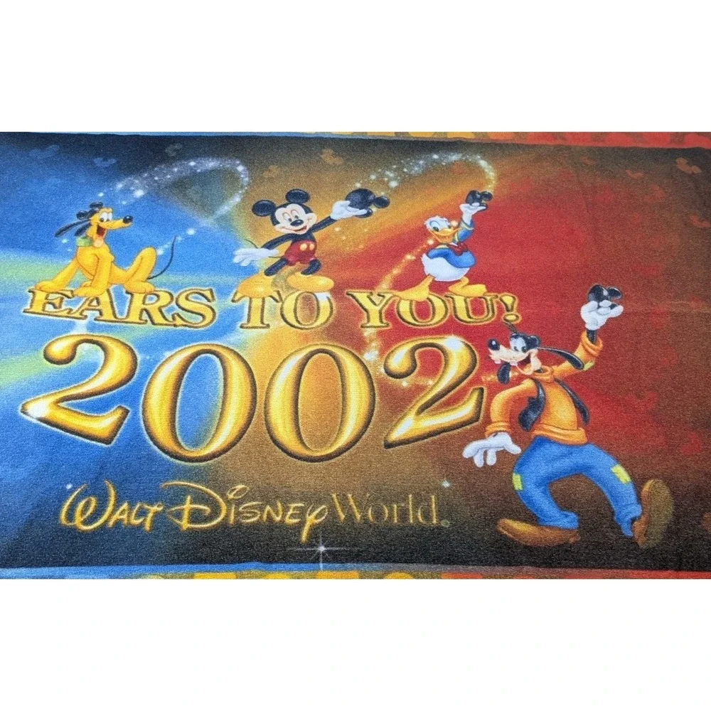 2002 Walt Disney World Ears To You Beach Towel 60x31